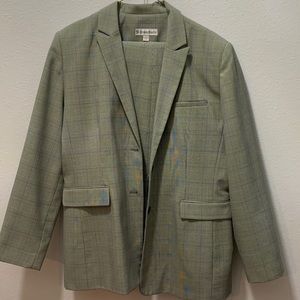 Dress Barn Plaid Pantsuit